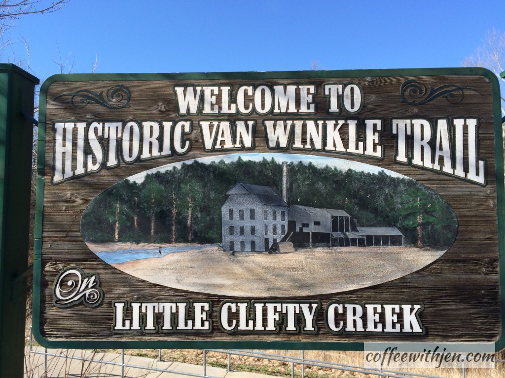 First Stop- Historic Van Winkle Trail. Love this walking trail in Hobbs State Park. 