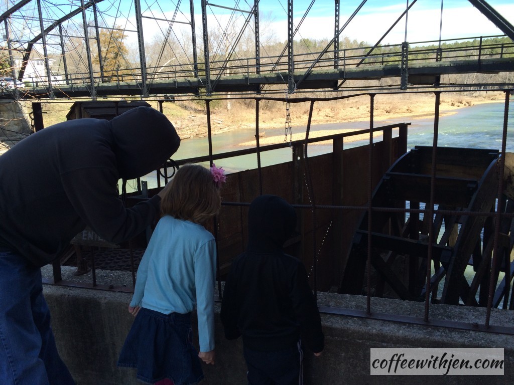 Learning about how the waterwheel works. 