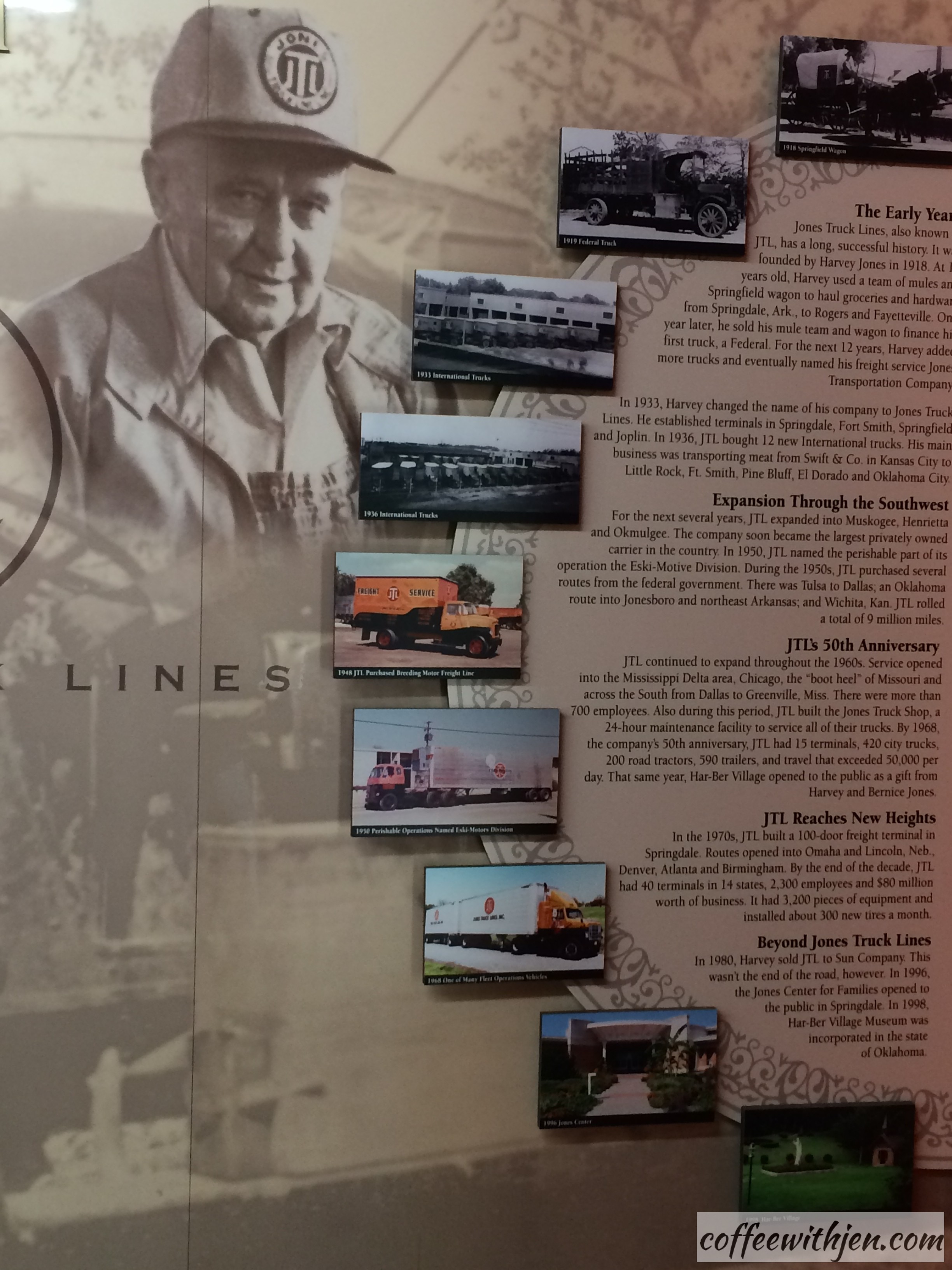 This is a short timeline of the history of Mr. Jones's business.  What a testament to hard work and the American Dream! 