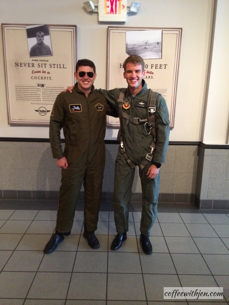 These guys love their jobs!  They had the Top Gun soundtrack playing over the sound system.  